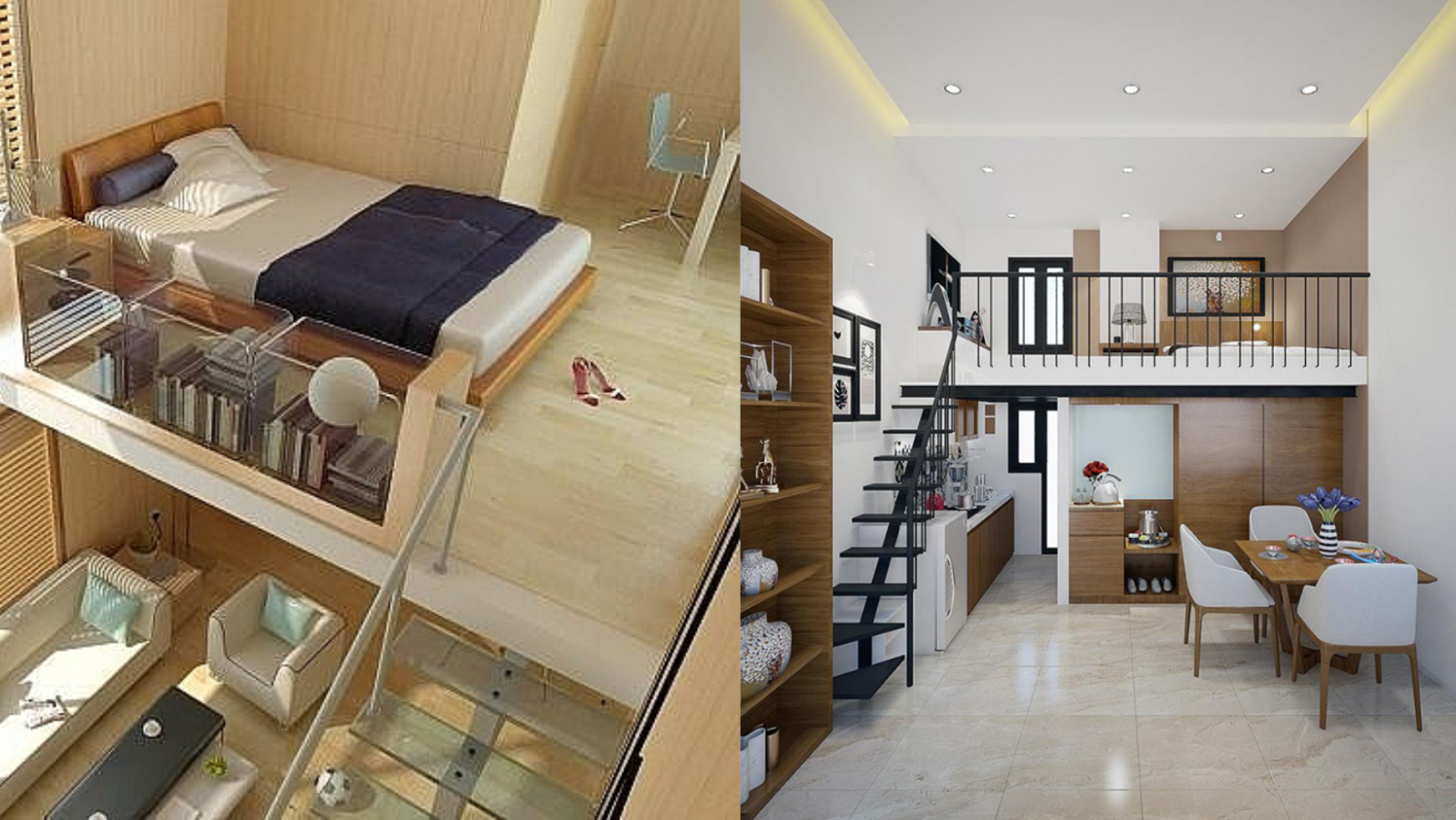 Thiết kế nhà 30m2 3 tầng có gác lửng 