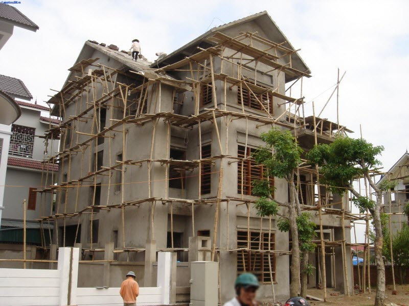 Nhà được xây dựng với tiến độ nhanh vẫn đảm bảo chất lượng